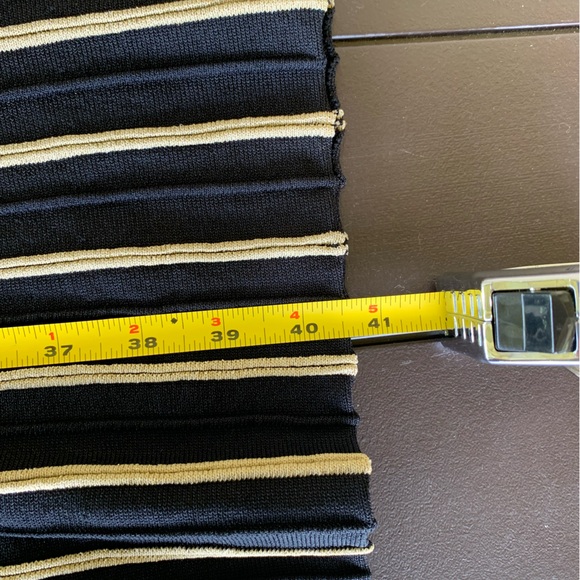 Rachel Rachel Roy Black/Gold Ribbed Long Sleeve Sweater Dress-Women’s 2X-NWT - Picture 14 of 14